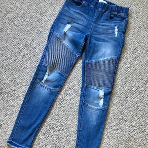 Grace & Lace Moto Jeggings